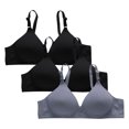 thumbnail image 1 of Plebaso Bras for Women Wireless Push up Bralettes Full Coverage Padded Womens Everyday Bras Multipacks, 1 of 4