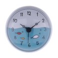 thumbnail image 1 of jifeng White Toilet Bathroom Wall Suction Clock Waterproof Time Display Home Decoration A-White, 1 of 8