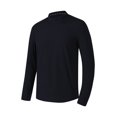 thumbnail image 2 of AherBiu Linen Shirts for Men Long Sleeve Button down Stand Collar Beach Casual Fall Shirt, 2 of 6