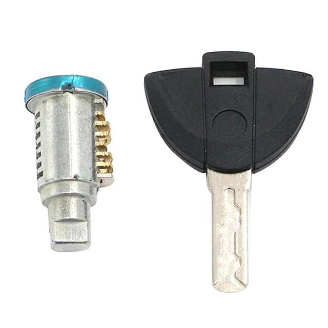 Almencla Motorcycle Rear Final Passenger Seat Lock Core for 2009-2015 Accessories