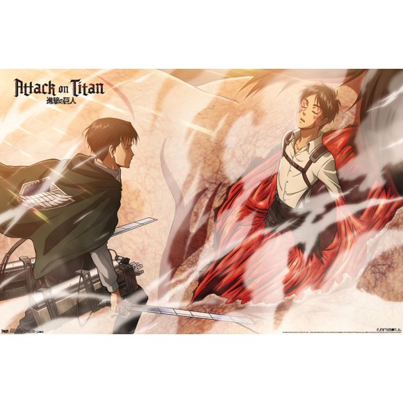 Attack on Titan - Wind Wall Poster, 22.375" x 34"