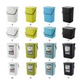 thumbnail image 3 of Youkk Sturdy And Durable Wall Mounted Trash Cans For Clean Household Environment white 5L, 3 of 6