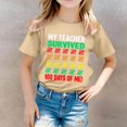thumbnail image 2 of Hauts pour Filles Décontractés Imprimés Col Rond Manches Courtes pour Filles - et T-Shirts Confortables pour un Usage Quotidien, 2 of 6