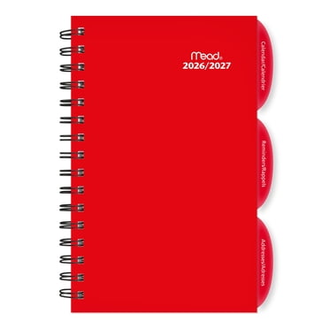 2027 Agenda hebdomadaire et mensuel Mead® moyen, couverture en poly