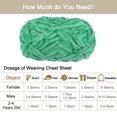 thumbnail image 4 of Unique Bargains 2 Pelotes Fil Velours Fil Chenille 87,49 Verges Polyester Fil Doux pour Couverture 2 Pcs Vert Foncé, 4 of 7