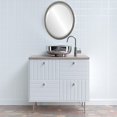 thumbnail image 2 of Toronto Framed Mirror - Silver Leaf with Black Antique, 2 of 6