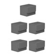 thumbnail image 1 of maskred Stylish and Secure Card Deck Storage Holder Organizer with Magnetic Closure TCG Display Gray 5Set, 1 of 6