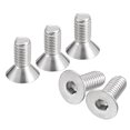thumbnail image 1 of Unique Bargains 5/16-18x3/4' Flat Head Socket Cap Screws, 304 Stainless Steel Hex Socket Drive Fasteners Bolts 10Pack, 1 of 5