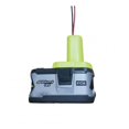 thumbnail image 1 of Adaptateur de Batterie Fil 12AWG Compatible pour Ryobi One + Connecteur d'Alimentation de Batterie Li-ion 18v Vert, 1 of 5