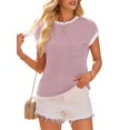 thumbnail image 3 of T-shirts à Manches Courtes pour Femmes Rose TTG, 3 of 7