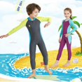 thumbnail image 3 of Combinaison de Plongée pour Enfants Combinaison Intégrale pour Enfants Garde au Chaud une-Pièce Manches Longues Protection Uv Maillot de Bain pour Surf Plongée en Apnée Natation, 3 of 10