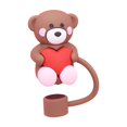 thumbnail image 1 of TopLLC Kitchen Gadgets, Kitchen Accessories, Kitchen Utensils, Kitchen Tool Valentine's Day Straw Straw Stopper Straws cap, 1 of 5