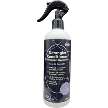 Revitalisant Démêlant pour Poils de Chien par EnviroFresh (380 ml) Brille et Renforce, Tout Naturel, Revitalisant Sans Rinçage, Démêlant pour Manteau, Poils de Chien Mats, Parfum Frais