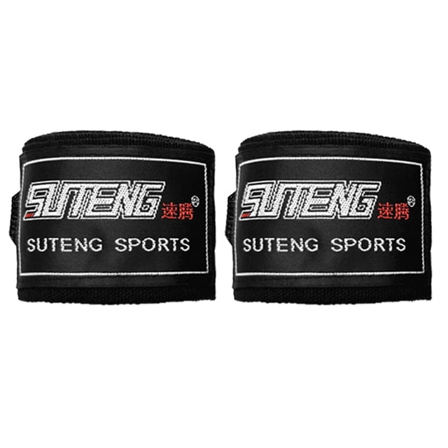 Amdohai Gants de Boxe 3 Mètres avec Bretelles de Soutien Intérieur Réglables Élastiques pour Poignet Protection Poignet Main