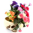 thumbnail image 2 of Yosoo 1pc Resin Skull Head Design Flower Pot Planter Container Decoration, Skull Container, Skull Plant Pot, 2 of 4