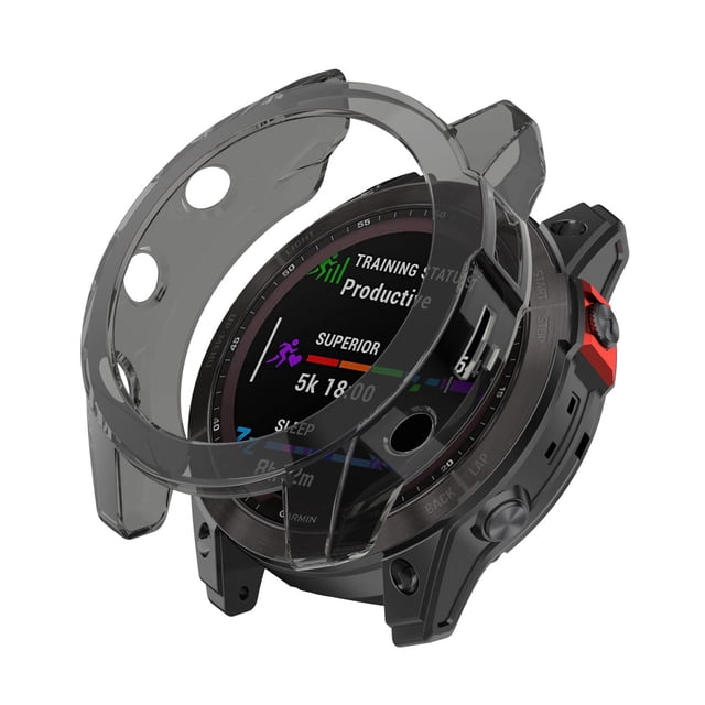 WIFKLSIIPG Suitable for Garmin- Epix Gen2 Case, Watch Protective Case, Half-pack Tpu Hollow Case, Watch Accessories