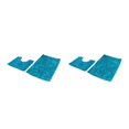 thumbnail image 4 of kurtrusly 1/2/3 Polyester Chenille Rug Carpet With Soft Texture Good Stepping Feeling And Strong Grip Prompt Lake Blue 50*80+50*50 2PCS, 4 of 6