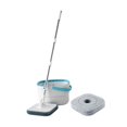 thumbnail image 3 of Lipstore Mop and Bucket Set Flat Head Dust Mops Stainless Degree Rotating Microfiber Mops with 4 Mop Pads, 3 of 8