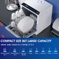 thumbnail image 3 of AIRMSEN Portable Countertop Dishwasher with 5-Liter Built-in Water Tank and Air-Dry Function, 5 Washing Programs, AE-TDQR03, 3 of 10
