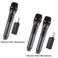 thumbnail image 4 of Wireless Microphone System Receiver with Handheld Mic Anti-Howling for Home Cinemas Karaoke Church Speech Wedding Party Singing Rechargeable Wireless Microphone Compatible with Amplifiers Speaker, 4 of 9