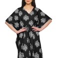 thumbnail image 4 of Moomaya Sortie de Plage Kaftan pour Bikini, Robe Caftan Longue Maxi pour Femmes - L-XL, 4 of 6