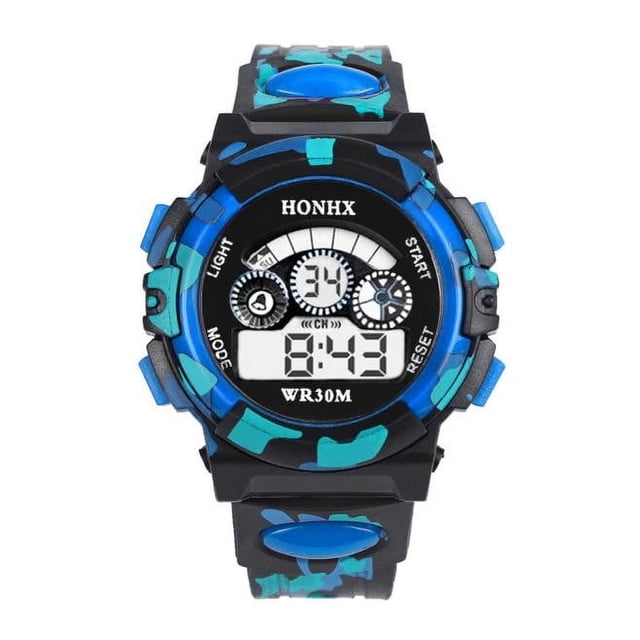 Heliisoer Montres Électroniques de Sport Multifonctions pour Enfant/garçon d'Extérieur