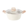 thumbnail image 2 of karymi Large Capacity Nonstick Soup Pot with Fast Heating Aluminum Core and Cool Touch Bakelite Handles for All Stovetops including Induction Gift Ideas, 2 of 6