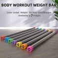 thumbnail image 2 of Signature Fitness Total Body Workout & Exercise Weighted Bar Padded Grip, 3 Pack, 2 of 7