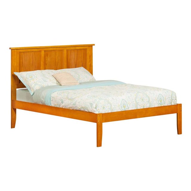 Atlantic Furniture Madison Lit Plate-Forme Pleine Plaque Caramel Latte