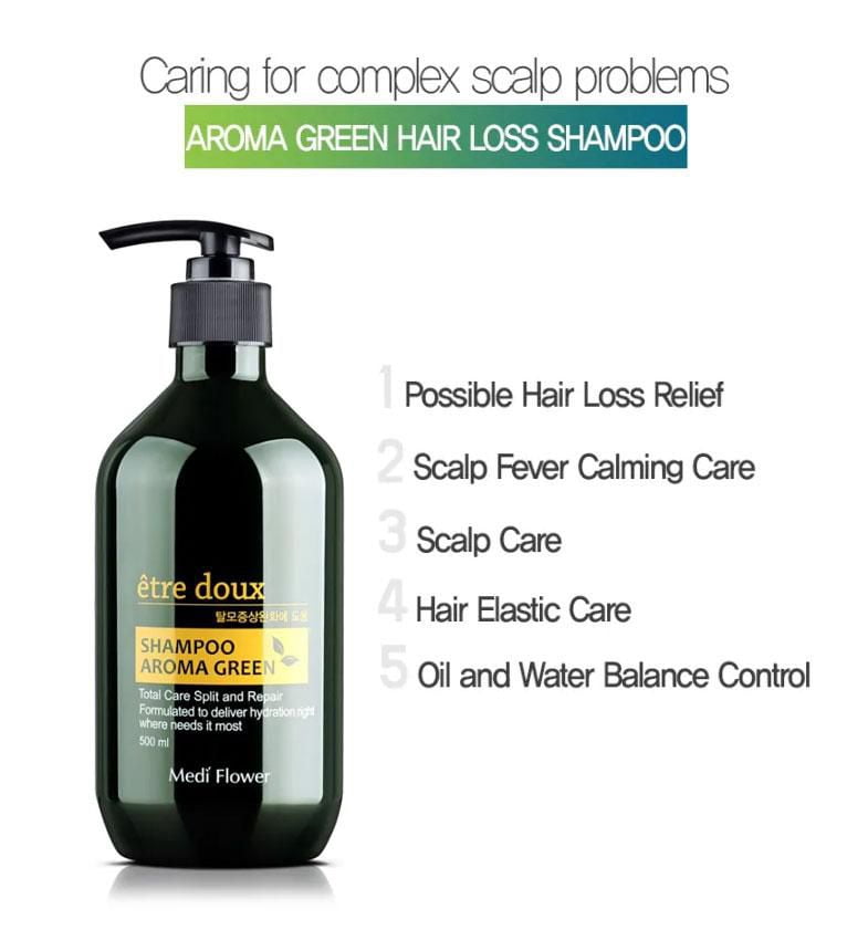 Medi Flower Etre doux Aroma Green Hair Shampoo