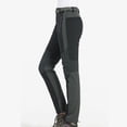 thumbnail image 3 of Salopette de Neige Isolée pour Femmes, Couleur Unie, Pantalon à Poches, 3 of 9