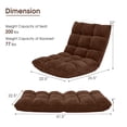 thumbnail image 2 of Patiojoy Chaise de Sol Réglable à 14 Positions, Fauteuil de Jeu Rembourré Inclinable, 2 of 8