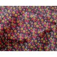 thumbnail image 4 of oneOone Silk Tabby Wine Fabric Florals Sewing Craft Projects Fabric Prints By Yard 42 Inch Wide, 4 of 5