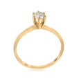 thumbnail image 3 of 14k Yellow Gold 1/2ct Round Solitaire Diamond Engagement Ring, 3 of 3