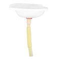 thumbnail image 3 of 1Pack Wall-Mounted Wash Basin Modern Design Space-Saving Easy to Clean Plastic White for Bathrooms, 3 of 8