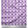 thumbnail image 1 of Soimoi Rayon Fabric Diamond Shape & Filigree Damask Fabric Prints By Yard 56 Inch Wide, 1 of 1