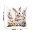 thumbnail image 3 of Fasiaou Short Pile Knit Pattern Pillowcase with Soft Lint-Resistant Fabric for Sofa and Bed,E, 3 of 6
