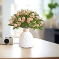 thumbnail image 3 of LSLJS Artificial Flowers Simulated Wedding Flowers Lofty Consort's Tea Buds Silk Flower Decorations Reusable Bouquet for Home Party Office Wedding Reunite Reception Table Decoration Artificial Flowers, 3 of 5