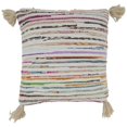 thumbnail image 1 of Saro Lifestyle 196.M20SD 20 x 20 Po Cleopatra Collection vers le Bas Rempli Oreiller Chindi & 44; Couleur Multi, 1 of 1