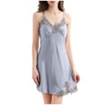 thumbnail image 2 of TopLLC Ensembles de Pyjama Ensembles de Détente pour Femmes, Vêtements de Nuit pour Femmes Mode pour Femmes Tenue d'Intérieur Pyjamas Femmes Ensemble Deux Pièces Manches Longues Pantalon Ensemble de Pyjama Robe Ensembles de Pyjama, 2 of 4