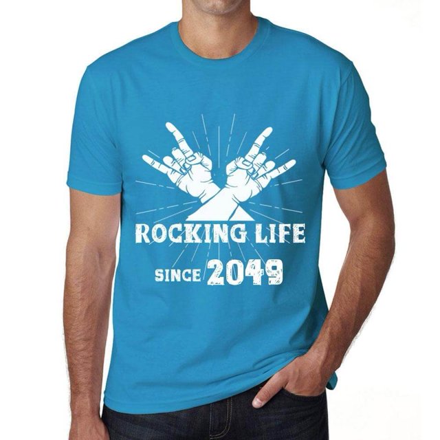 Men's Graphic T-Shirt Rocking Life Since 2049