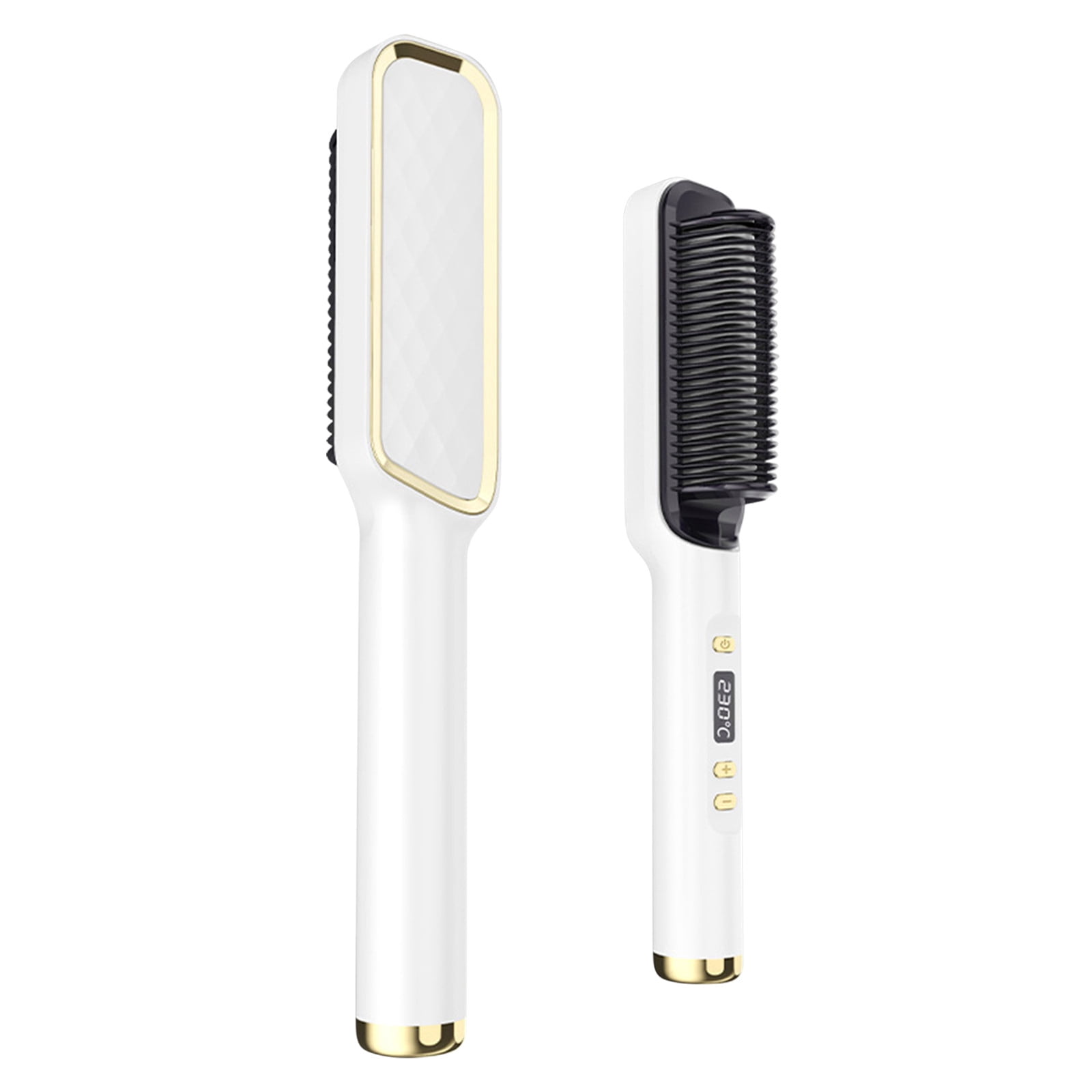 mtvxesu Hair Straightening Comb-Hair Straightening Brush And Iron With-titanium Coating For Uniform Heating LED Screen Styling Tool Sale