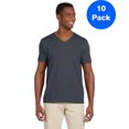 thumbnail image 1 of Gildan T-Shirt Col en V pour Hommes Softstyle - G64V (Lot de 10), 1 of 1