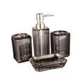 thumbnail image 4 of Abbracc 4x Bath Accessory Vanity Accessory Set Lotion Bottle Toilet Accessories Set Soap Gray, 4 of 9