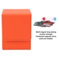thumbnail image 4 of 100 Card Holder Box with PU Leather, Scratch , Wearproof,  Closure, Suitable for Tabletop Storage, Ideal Gift for Collectors, 4 of 8