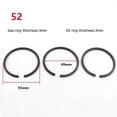 thumbnail image 1 of 3 Pcs Air Compressor Piston Ring Pneumatic parts for 52mm Cylinder, 1 of 7