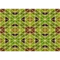 thumbnail image 1 of Ahgly Company Tapis Rectangulaire Lavable en Machine Vert Transitionnel, 7 Pieds x 9 Pieds, 1 of 7