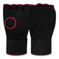 thumbnail image 1 of Siruishop Gel Boxing Hand Wraps Inner Gloves Half Finger Gloves for Sanda Exercise MMA Black and Red, 1 of 8