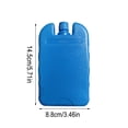 thumbnail image 3 of Blocs Réfrigérants Réutilisables Longue Durée pour Glacières et Sacs à Lunch - Blocs de Congélateur Étanches avec Stockage à Froid Élevé pour Aliments, Lait Maternel et Climatiseurs Portatifs, 3 of 5