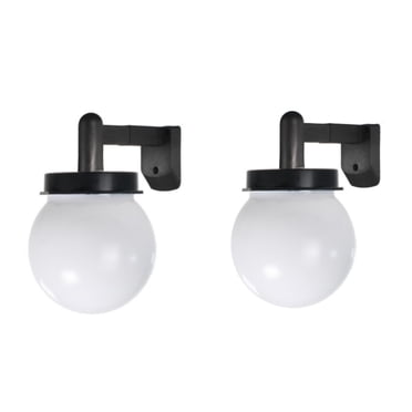 RXIRUCGD Solar Appliques Murales Extérieures, Lot de 2, Lampe de Terrasse Alimentée par Solar, Lumières Décoratives Étanches à Allumage/extinction Automatiques pour Mur, Clôture, Patio, Poteau, Cour, Véranda